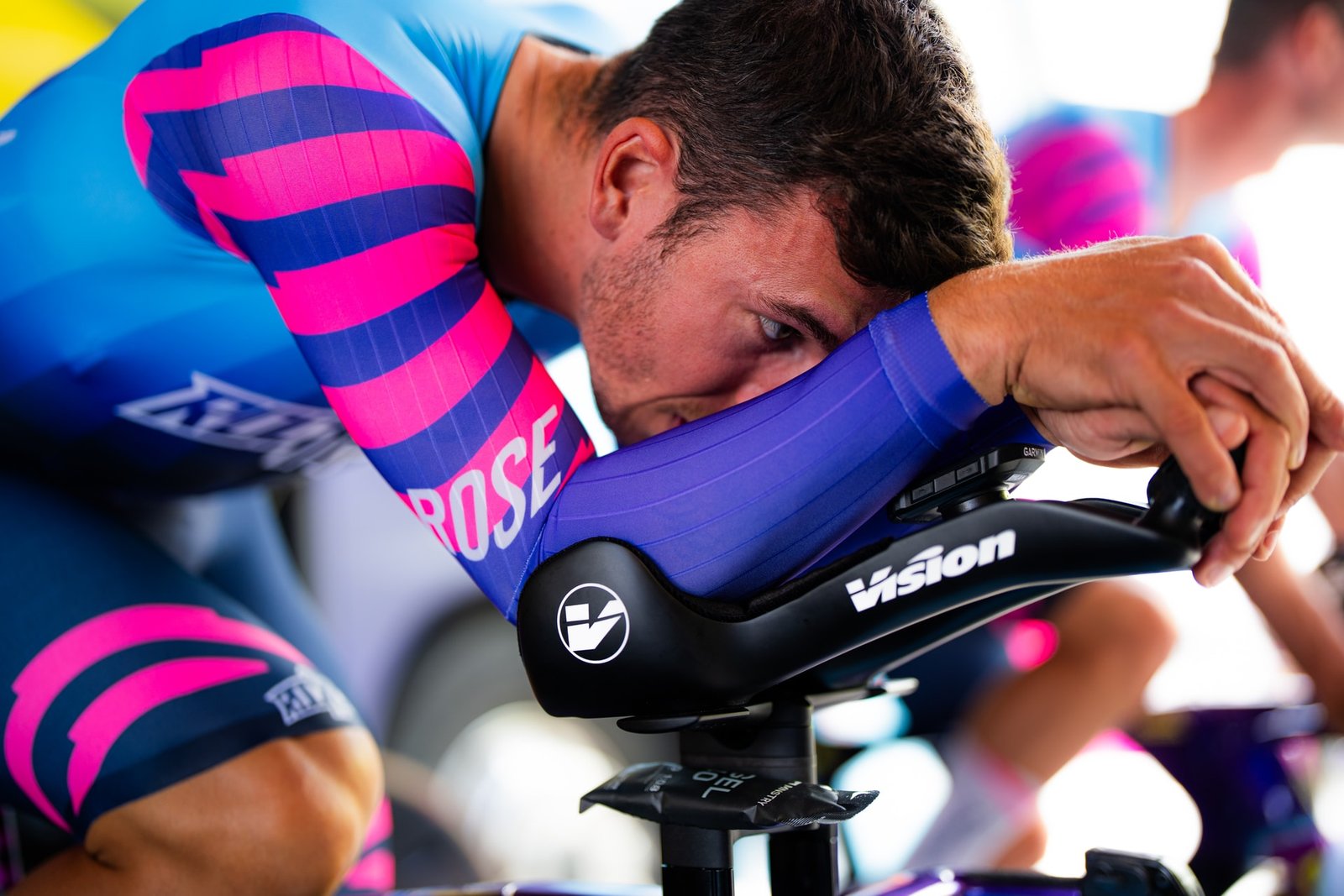 Vision aero cockpit during time-trial preparation, from the supplied 2026 photo folder